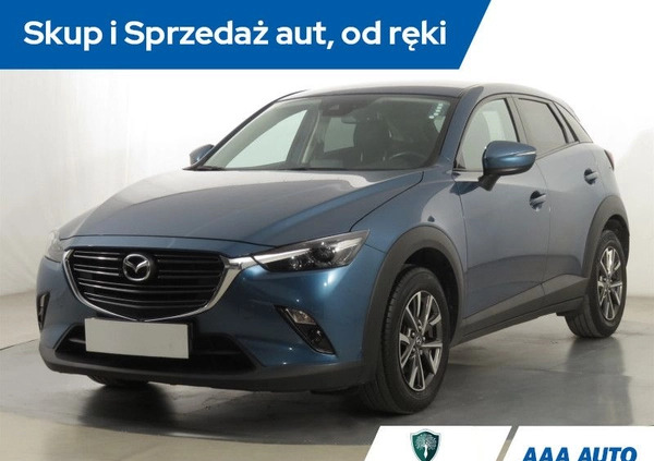 Mazda CX-3 cena 75000 przebieg: 75296, rok produkcji 2018 z Ślesin małe 211